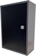JZD Metal Wall Cabinet with Digital Lock, Two Removable Shelves, for Garage Utility Room, 16.5"*8"*24"