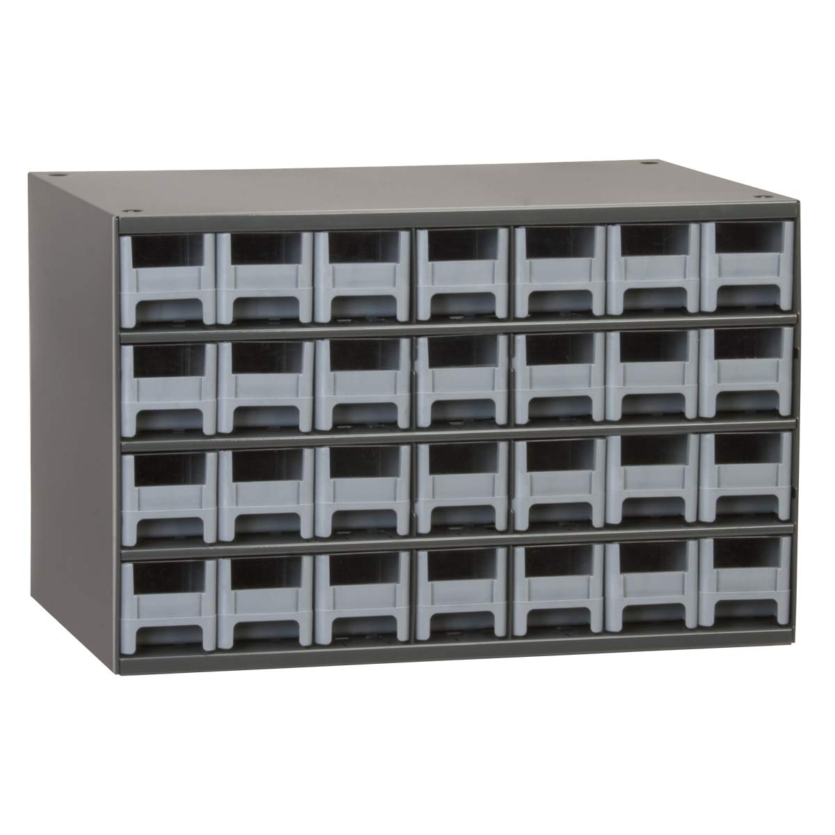 Akro-Mils Steel Garage Storage Cabinet, Small Parts Organizer Metal Cabinet for Hardware, Nails, Screws, Bolts, Nuts, and More, 17" W x 11" D x 11" H, 20-Drawer, Gray Cabinet/Gray Drawers (19320)