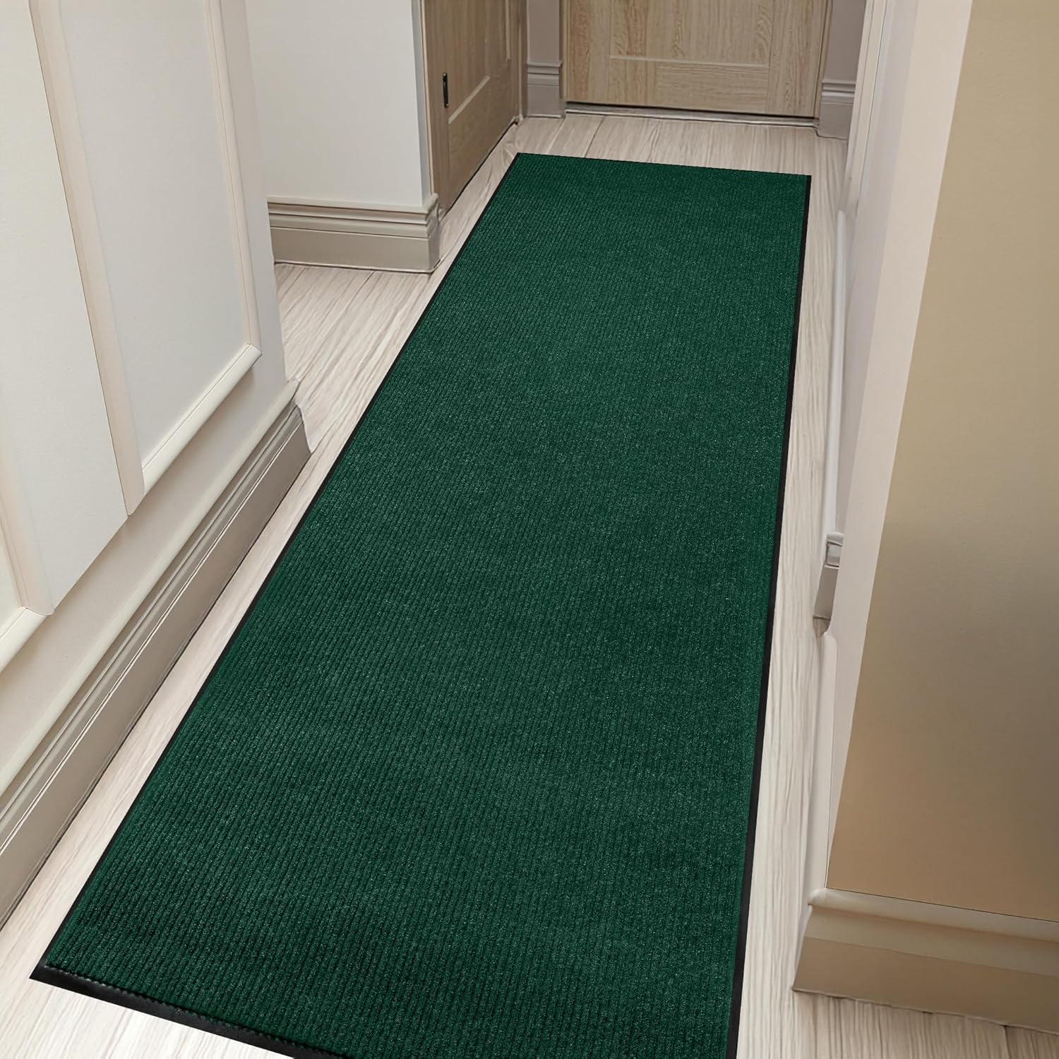 LuxUrux® Durable Rubber 3'x5' Commercial Door Mat - Heavy Duty, Indoor/Outdoor, Easy Clean, Waterproof, Patio, Garage - Commercial Floor Mat for Entry (3 x 5 Feet)