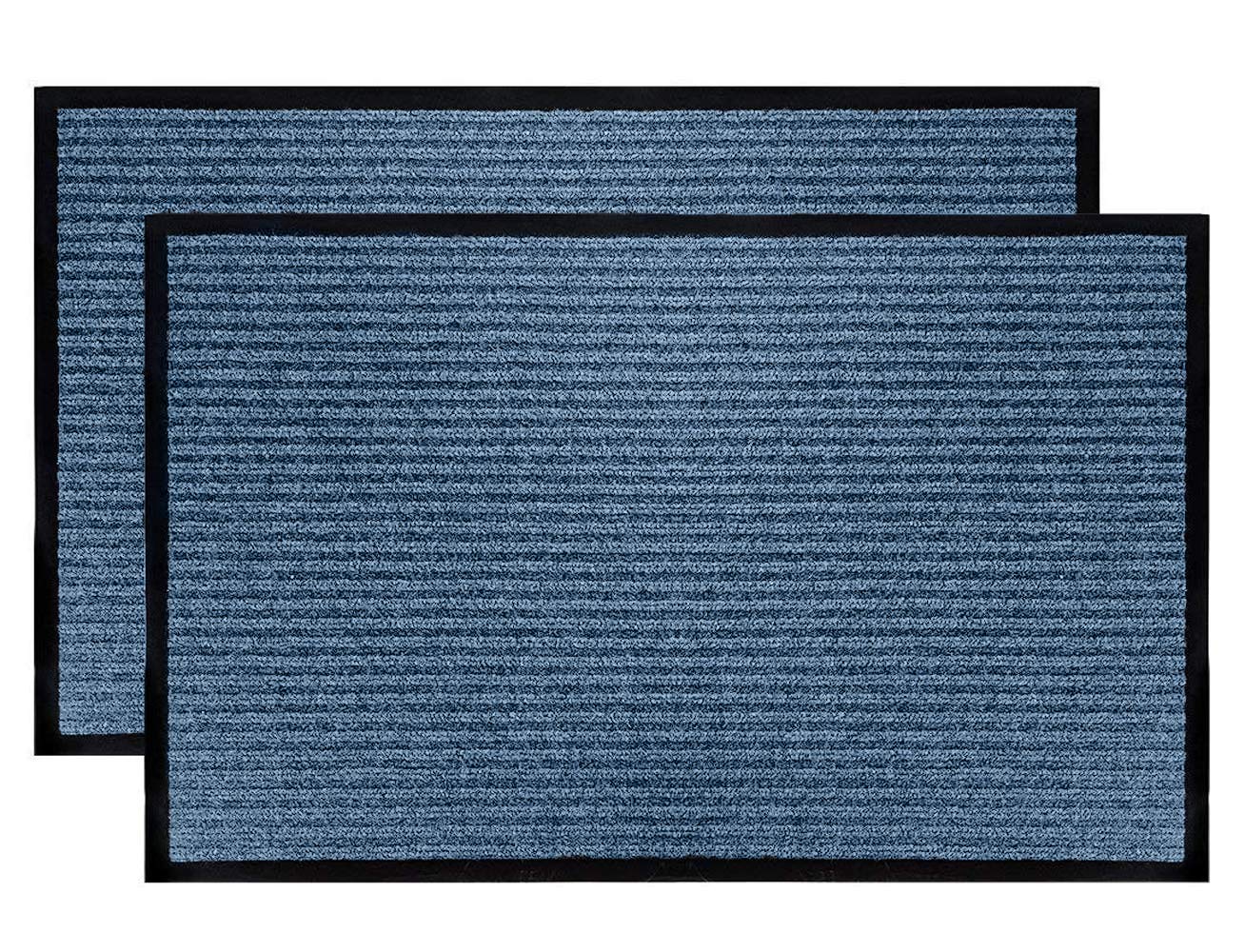 LuxUrux® Durable Rubber 3'x5' Commercial Door Mat - Heavy Duty, Indoor/Outdoor, Easy Clean, Waterproof, Patio, Garage - Commercial Floor Mat for Entry (3 x 5 Feet)