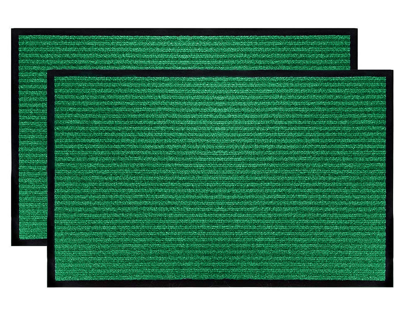 LuxUrux® Durable Rubber 3'x5' Commercial Door Mat - Heavy Duty, Indoor/Outdoor, Easy Clean, Waterproof, Patio, Garage - Commercial Floor Mat for Entry (3 x 5 Feet)