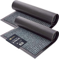 Sierra Concepts Front Door Mat Welcome Floor Mats - Entryway Indoor Outdoor Entrance Doormat, Patio, Porch, Muddy Shoe, Inside Outside Low Profile, 30x17 inches, 2-Pack Gray